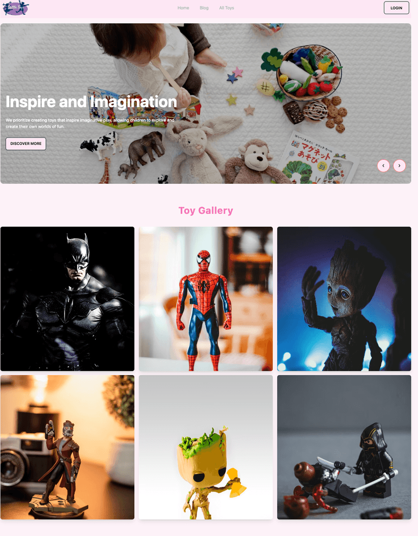 Battle Toys - Children's Toy Website